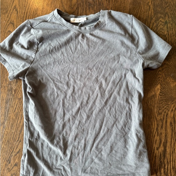 Good American Charcoal Short Sleeve Tee - Picture 3 of 4